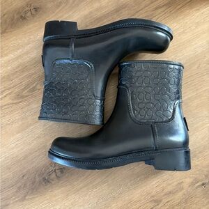 Coach Black Winter & Rain Boots